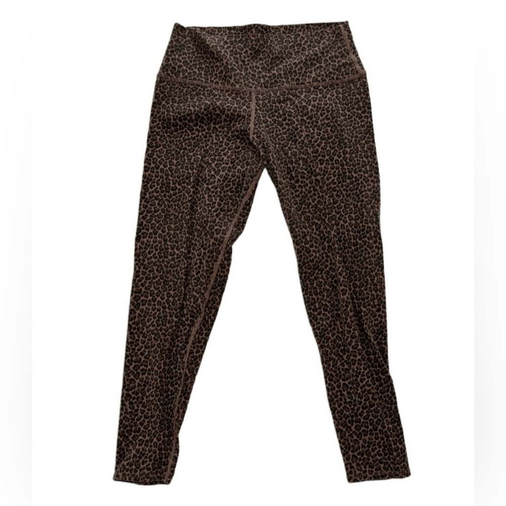 Electric & Rose Leopard Print High Waist Leggings Brown XL